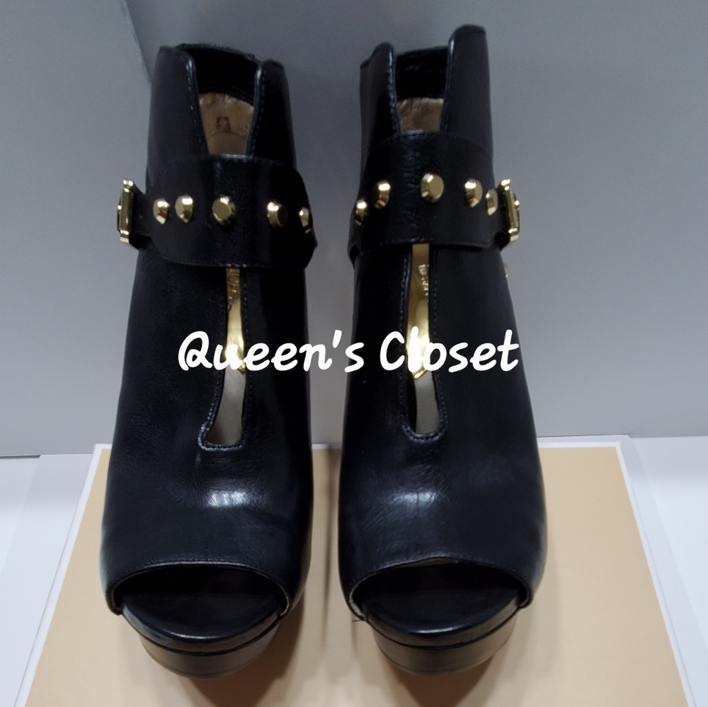 MICHAEL Michael Kors |  Ailee Leather Platform Booties